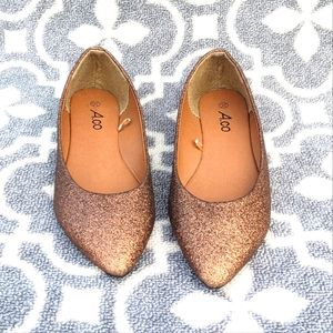 A.co Brinza Glitter Ballet flats Size 7